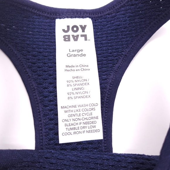Lab Joy Seamless Racerback Sports Bra Medium Spprt - Picture 4 of 4